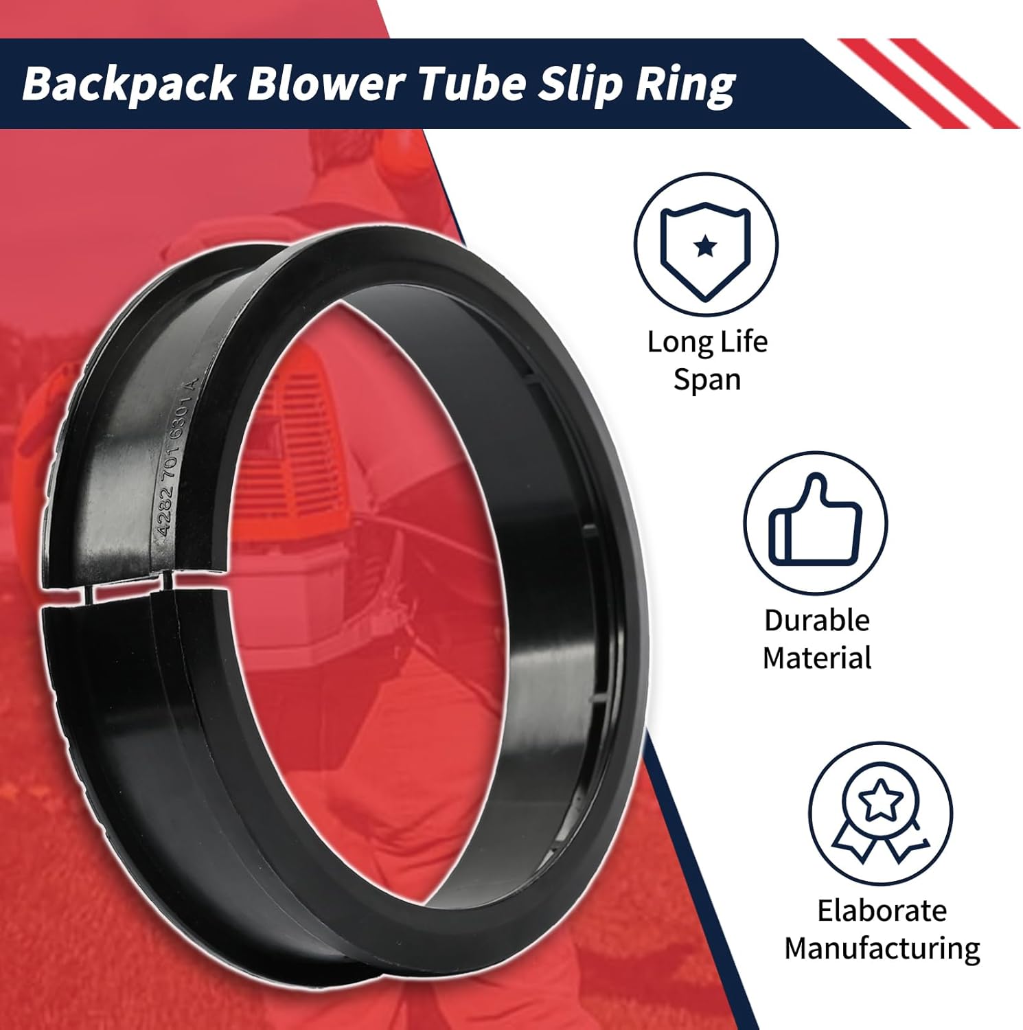 4282-701-6301, Backpack Blower Tube Slip Ring 42827016301 Compatible with STIHL BR450 BR700 BR800