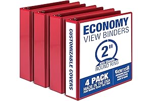 Samsill 2 Inch Red Binder: Elevate Your Organization
