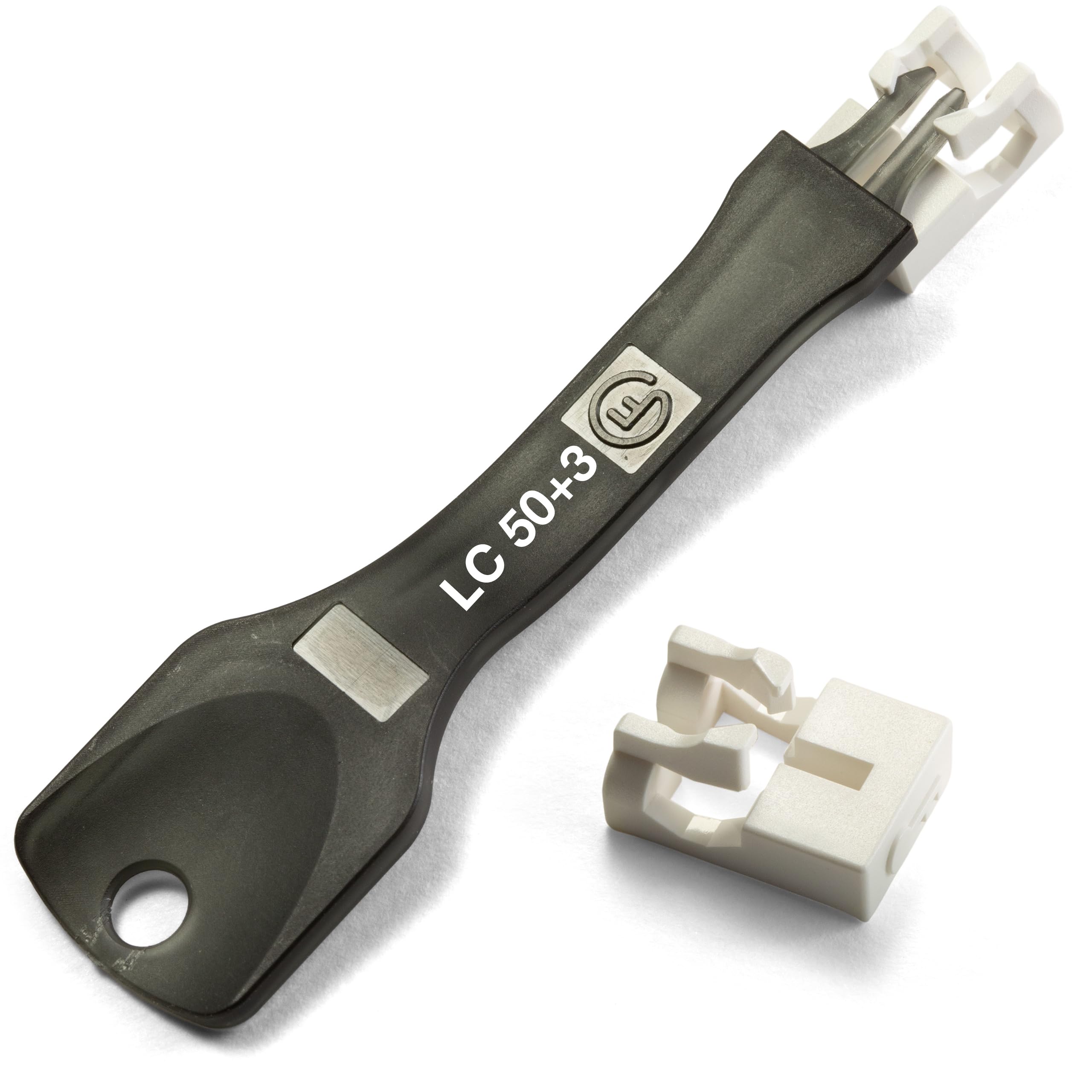 NTW NL-LCPBK50-WH Net-Lock Locking LC Port/Dust Blocker with Black Removal Tool, White, 50 + 3 Key