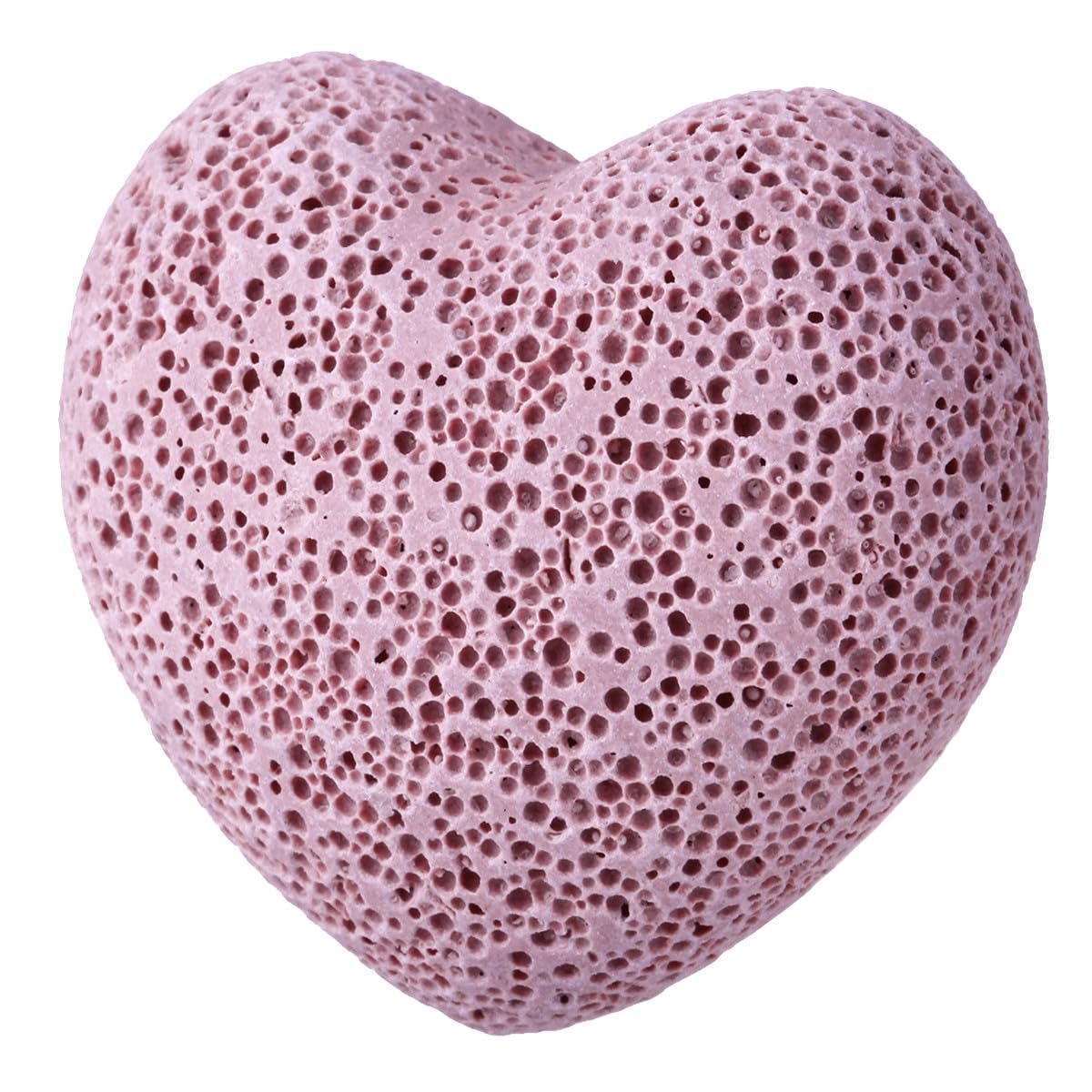 Nupuyai Confezione da 15 pietre laviche a forma di cuore, diffusore di roccia lavica per oli essenziali, pietra di palma per la meditazione Reiki, equilibrio e meditazione, rosa