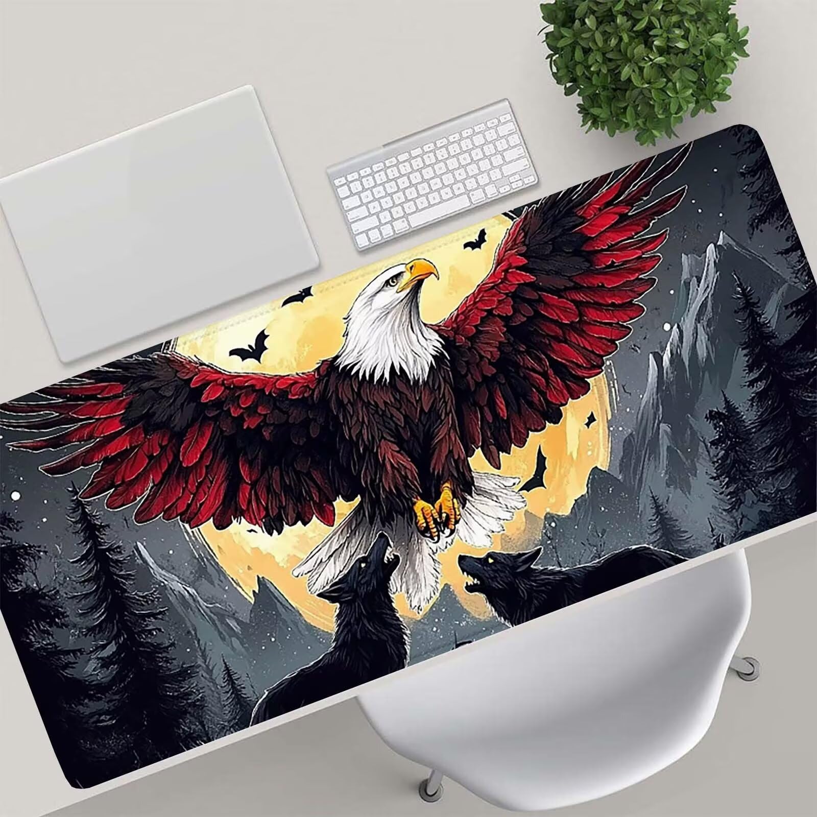 Tappetino Mouse Gaming, 900x450mm Tappetino Mouse XXL aquila 0c0-612