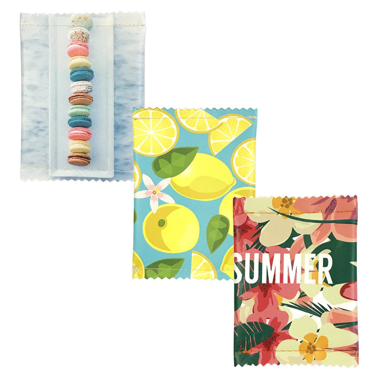Wrapables® Fun Foods Coin Pouch Mini Wallet (Set of 3), Summer Fun