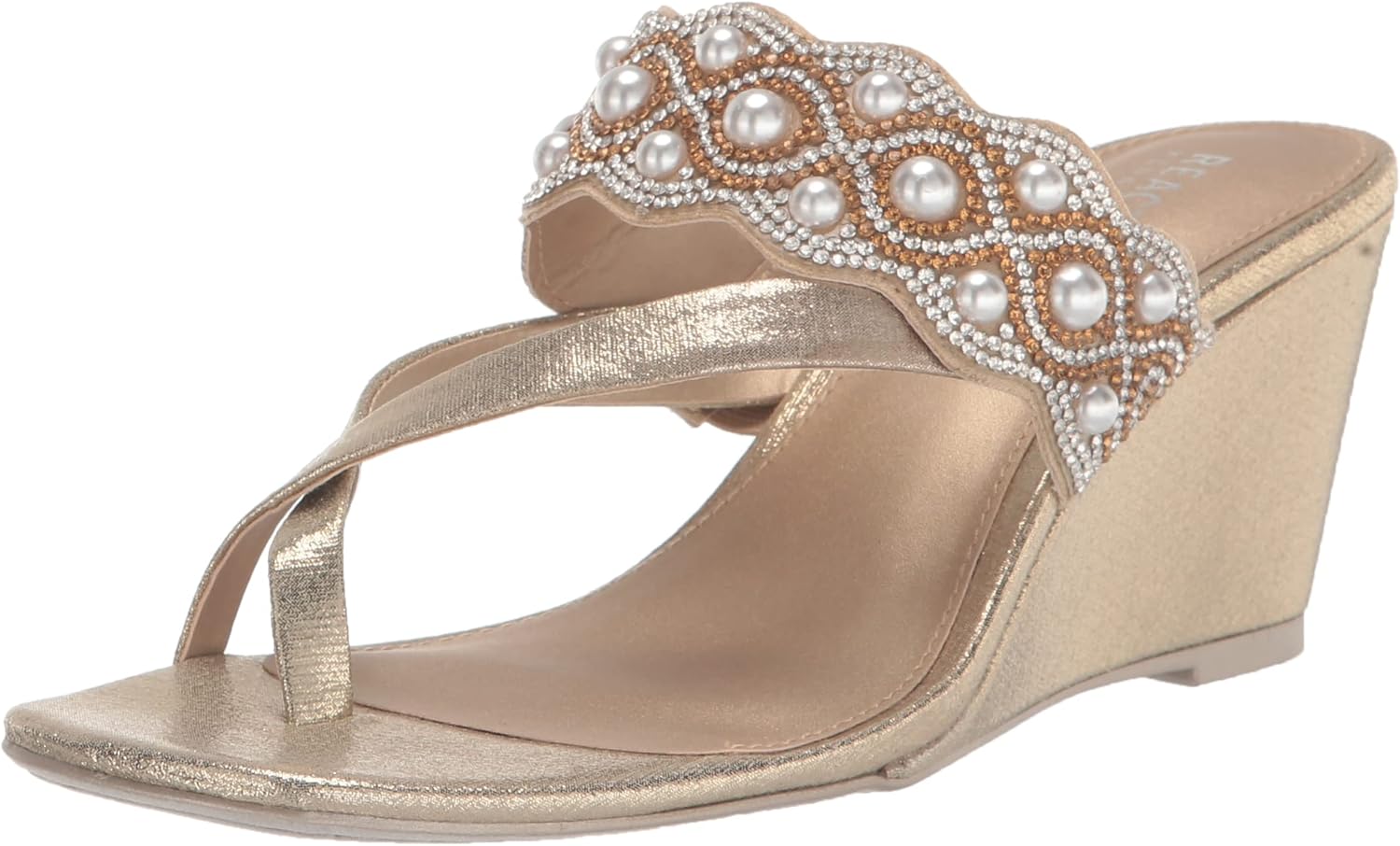 Kenneth Cole Reaction Women's Women's Maureen Platform, Soft Gold, 9
