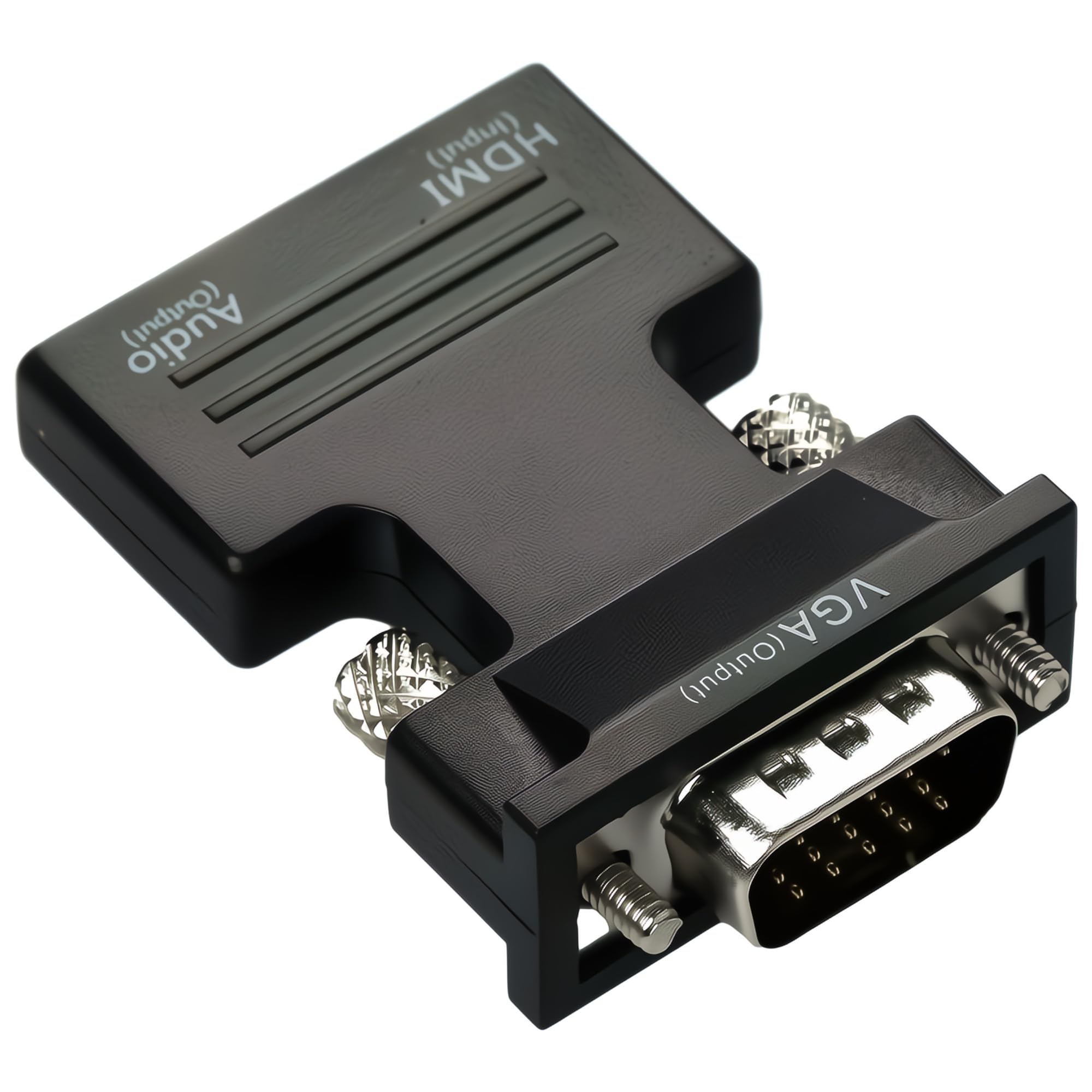 JacobsParts HDMI to VGA Converter with Audio Port Connect HDMI Device to Old VGA TV or Projector