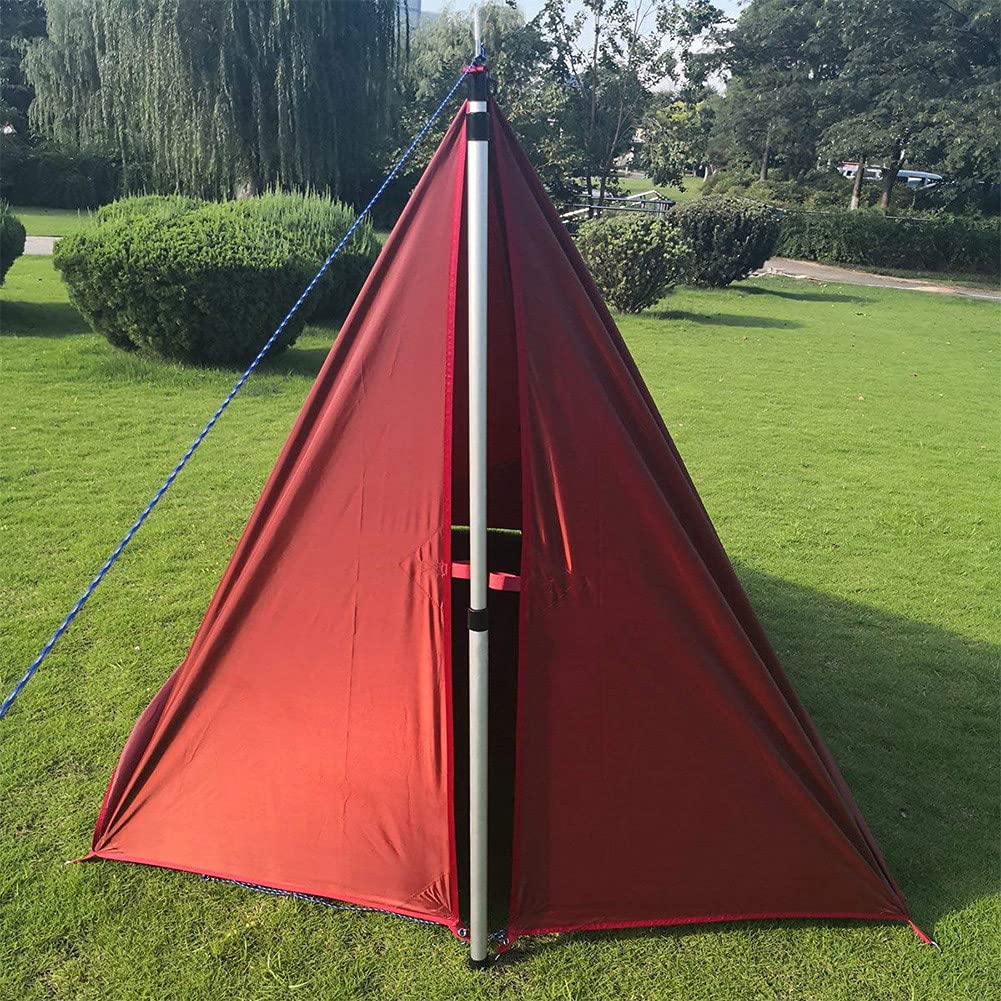 Bostar 2 Pcs Palo Toldo, Ajustable 120-300CM, Acampada Accesorios Tienda, Extensible Toldo Aluminio para Camping, para Campaña Familiar Carpas Plegables Impermeables, Toldos para Furgonetas Camper