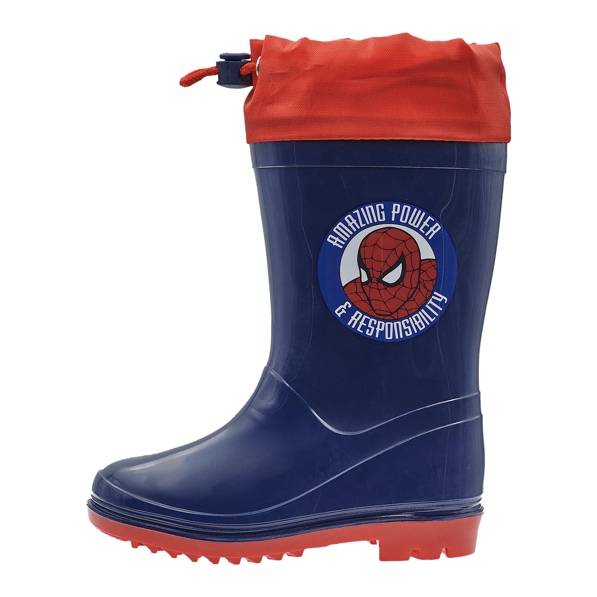 Chicco, Stivali Pioggia Bambino, Stivaletti Bimbo, con Simpatica Stampa di Spider Man, Comodi, Leggeri e Flessibili, Scarpe Bambino e Ragazzo, Designed in Italy
