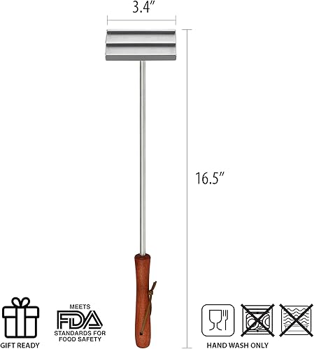 Miniatura 3 de barbuzzo barbacoa branding Iron con letras intercambiables