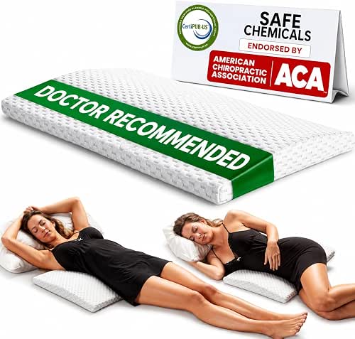 ComfiLife Lumbar Support Pillow for Sleeping Memory Foam Pillow for