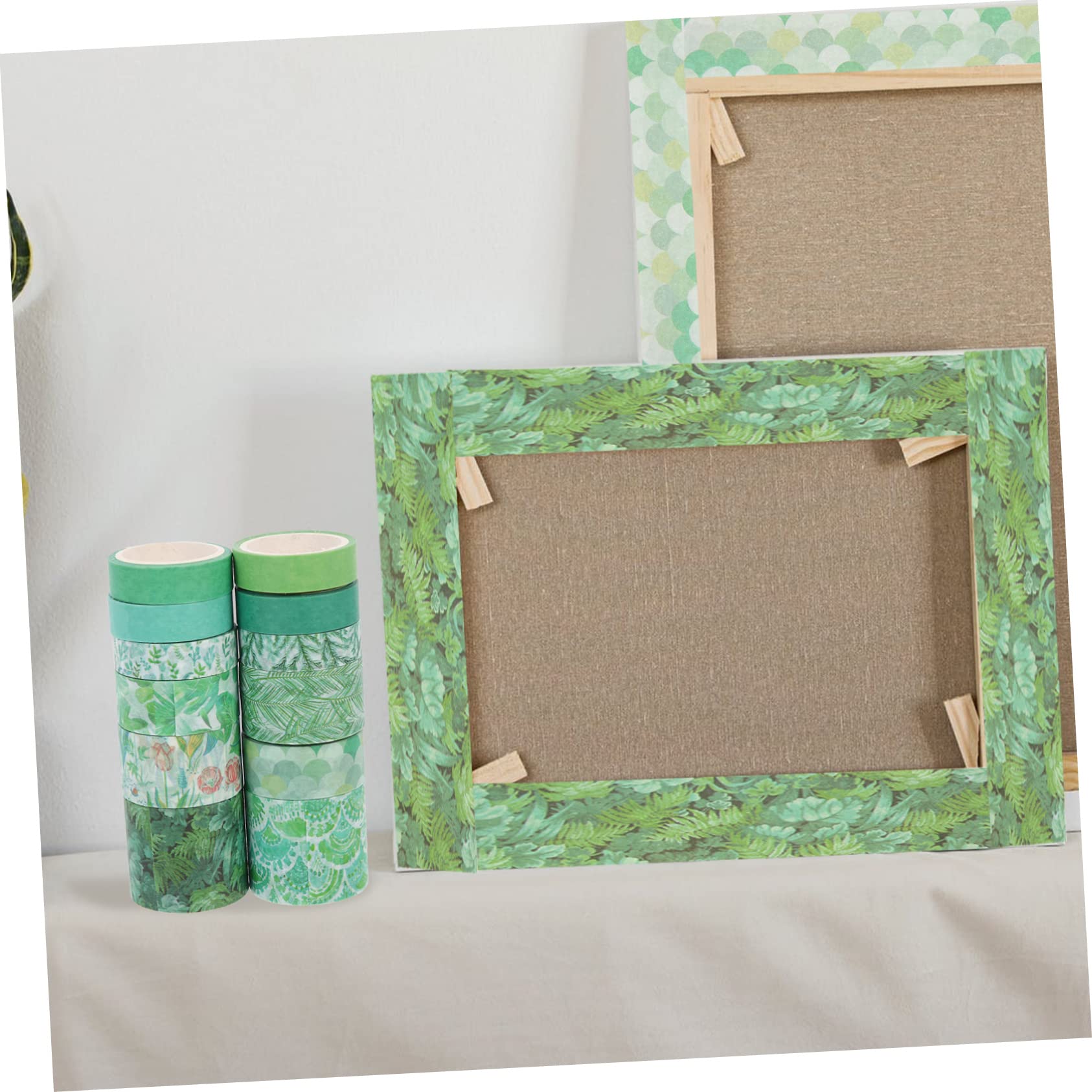 NUOBESTY 36 Nastro Adesivo Washi Colorato Per Scrapbooking Nastro Decorativo Per Fai Da Te Adesivi Per Diario e Artigianato Creativo Design Vivid Pattern