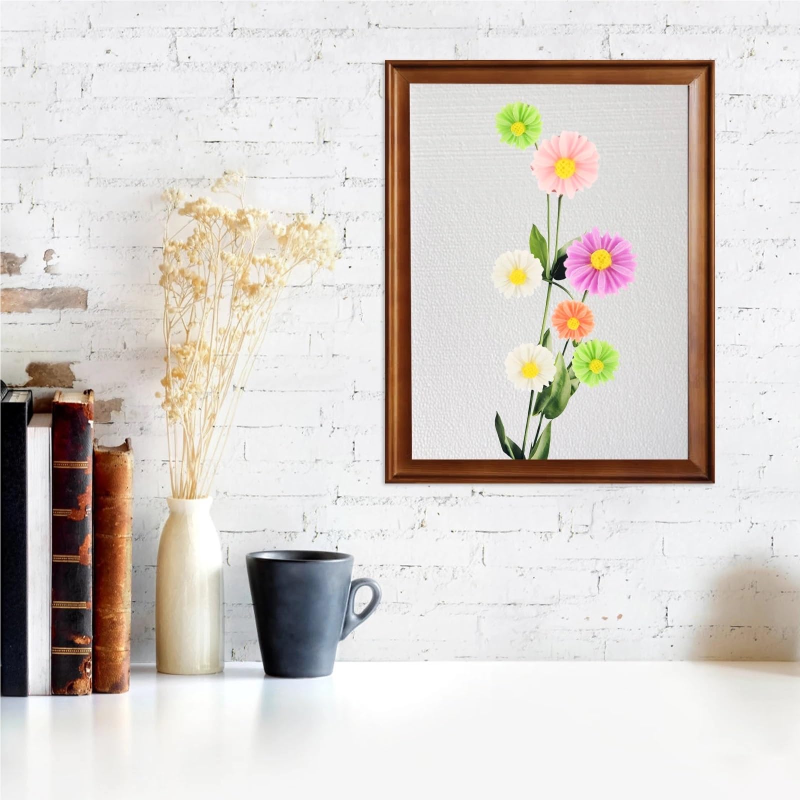 60 chinchetas de margaritas para pared y escritorio, decoración de oficina, delicados, suministros de mapas, uso diario, pizarra blanca para tablón de anuncios, tablero de corcho y mapa