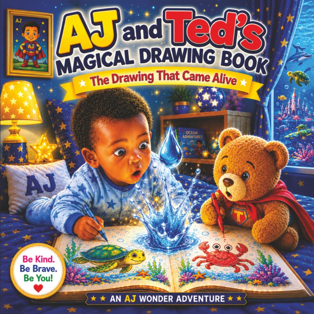 AJ and Ted's Magical Underwater Adventure Book about Kindness, Friendship and Courage: A Magical Drawing Book Adventure About Kindness, Friendship and Ocean Heroes
