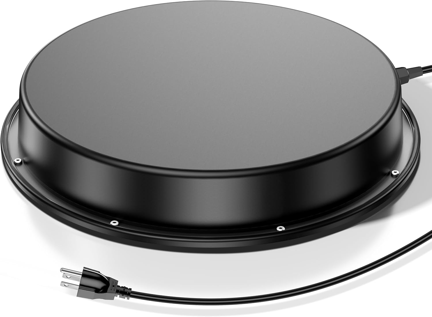 Chicken Water Heater, 125 Watt Chicken Waterer Heated Base 15 in for Metal Poultry Founts, Chicken Drinker Heater for Winter Black 15in Black