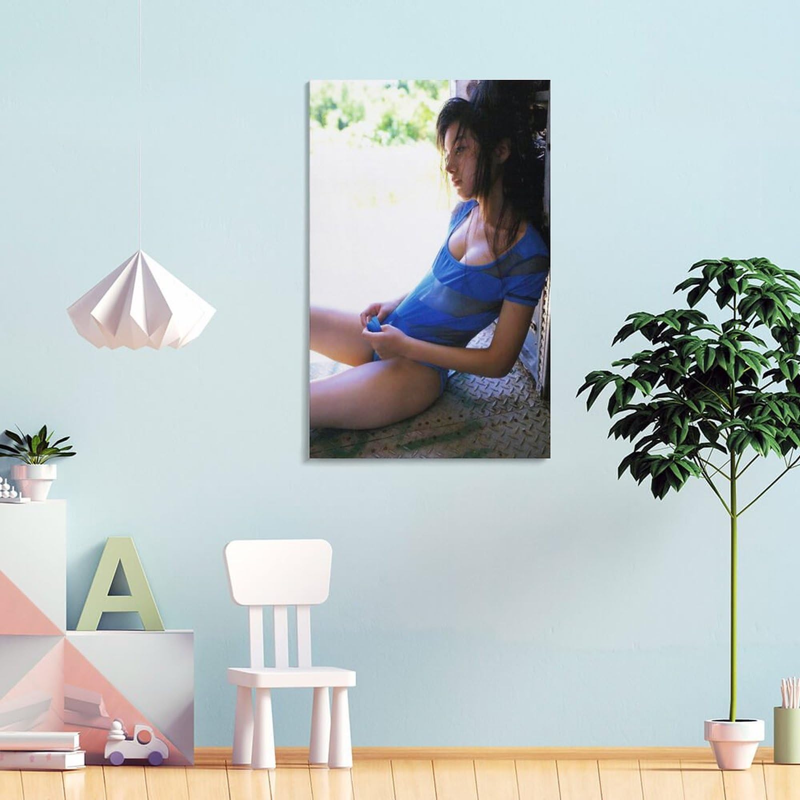 Amazon.co.jp: 仲間由紀恵水着セクシー写真貧乳ポスターアートパネル