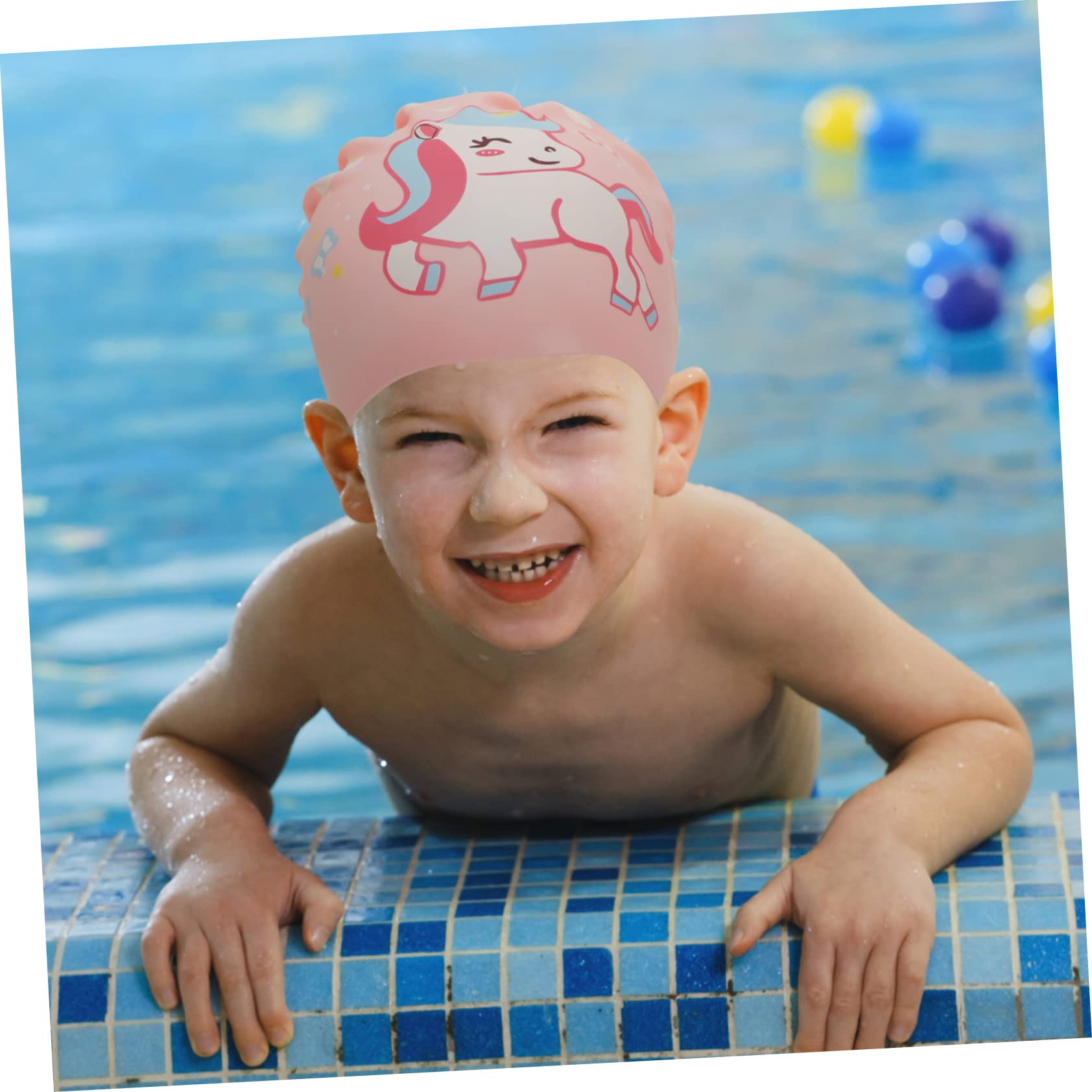 Yardwe 4 Set di Cuffie da Nuoto in Silicone per Ragazzi E Ragazze Facili da Indossare Togliere 2 Pezzi * 4