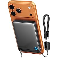 INIU Power Bank Magnetico, 10000mAh 15W Certificato Qi2 Power Bank per MagSafe