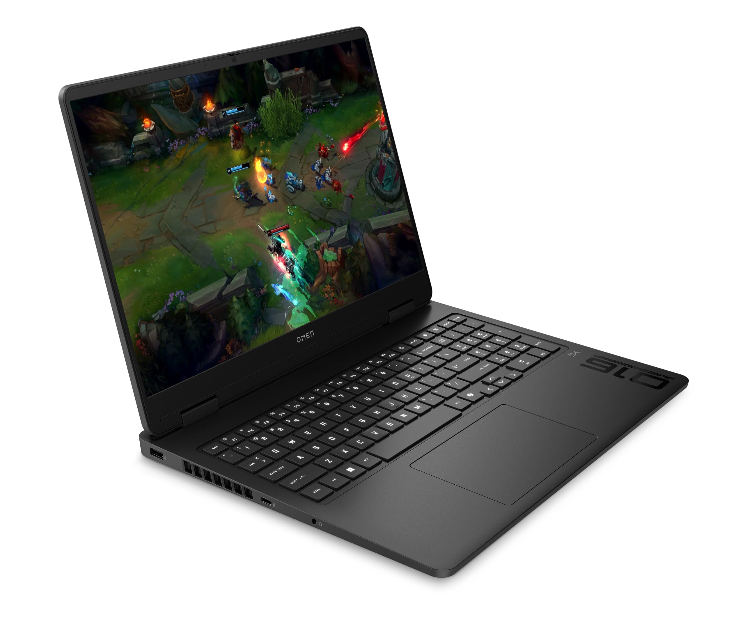 HP HyperX Omen 16-am1700sf Ordinateur Portable Gaming 16" 2.5K IPS, PC Portable Gamer (Intel Core i7-14650HX, RAM 24 Go, SSD 1024 Go, RTX 5070 Ti 12GB VRAM, Windows 11), Laptop Noir, AZERTY
