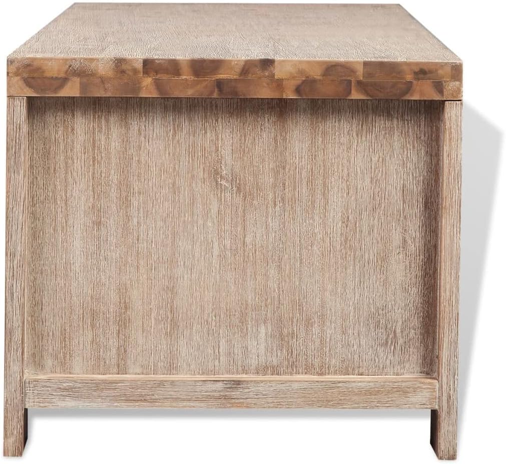 TV Cabinet,Sideboard,Media Cabinet,Storage Cabinet,Entertainment Cabinet,Wooden TV Cabinet,Living Room Furniture,for Living Room,Bedroom,Lounge,Activity Room,Solid Brushed Acacia Wood 55"x15"x15.7"