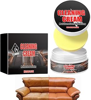 レザーケアクリーム | 保護性自動車内装用ディテーリングペースト - 自動車用レザーコンディショナーオイルペースト | 家具・車シート・ブーツ・バッグ・財布・サドル・ソファ用