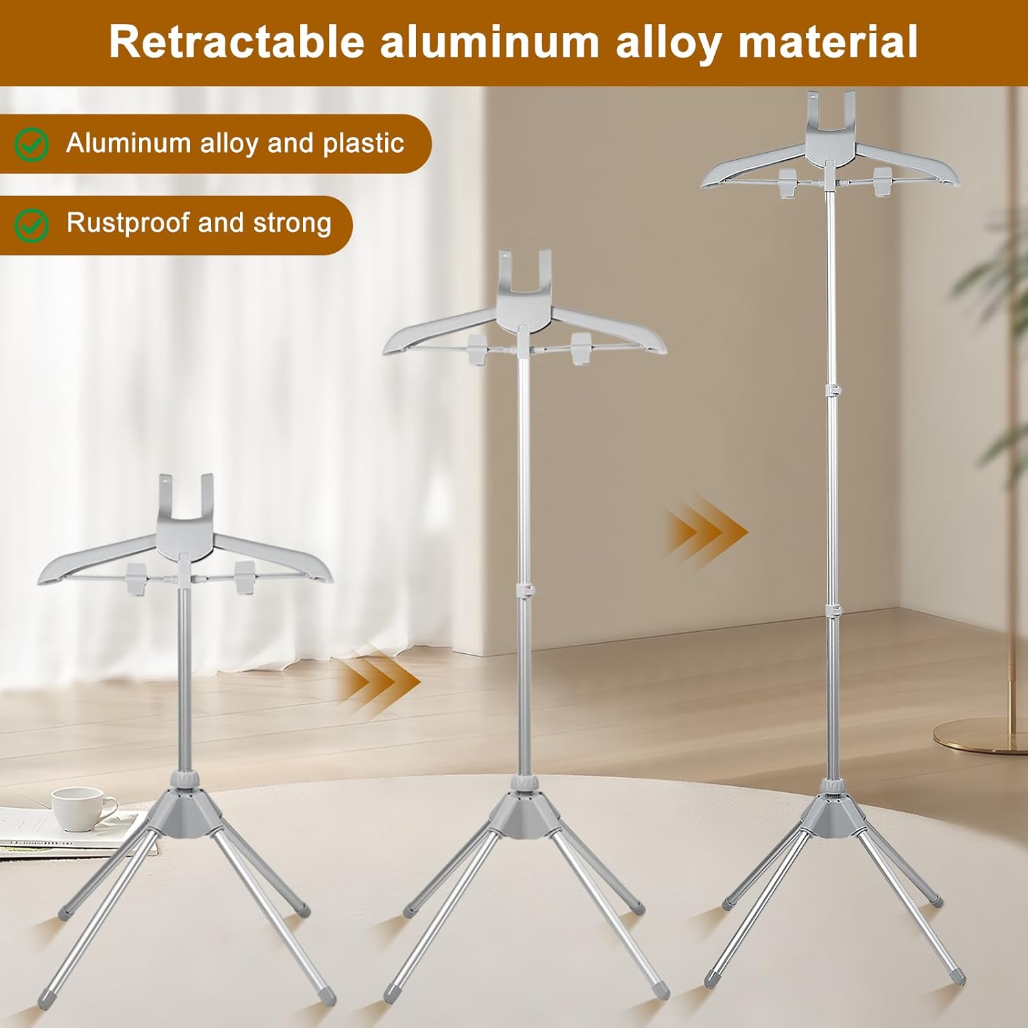 Garment Steamer Rack, Foldable Garment Steamer Stand, Garment Hanger Stand for Steaming Clothes, Steam Iron Stand, Handheld Clothes Steamer Holder, Clothes Hanger for Steam Ironing (Gray)