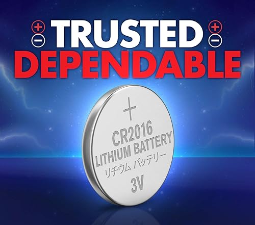 Miniatura 6 de ACDelco - 24 pilas CR2016, batería de litio de 3 V con botón para reloj y electrónica pequeña, 5 años de vida útil