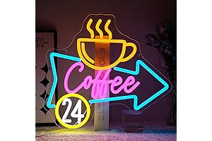 Coffee 24 Inches Neon Sign for Wall Decor