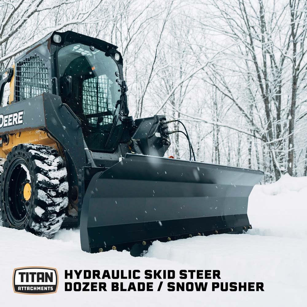 Amazon.com: Titan 附件95 英吋(約238.8 公分)液壓滑移轉向推土機刀片