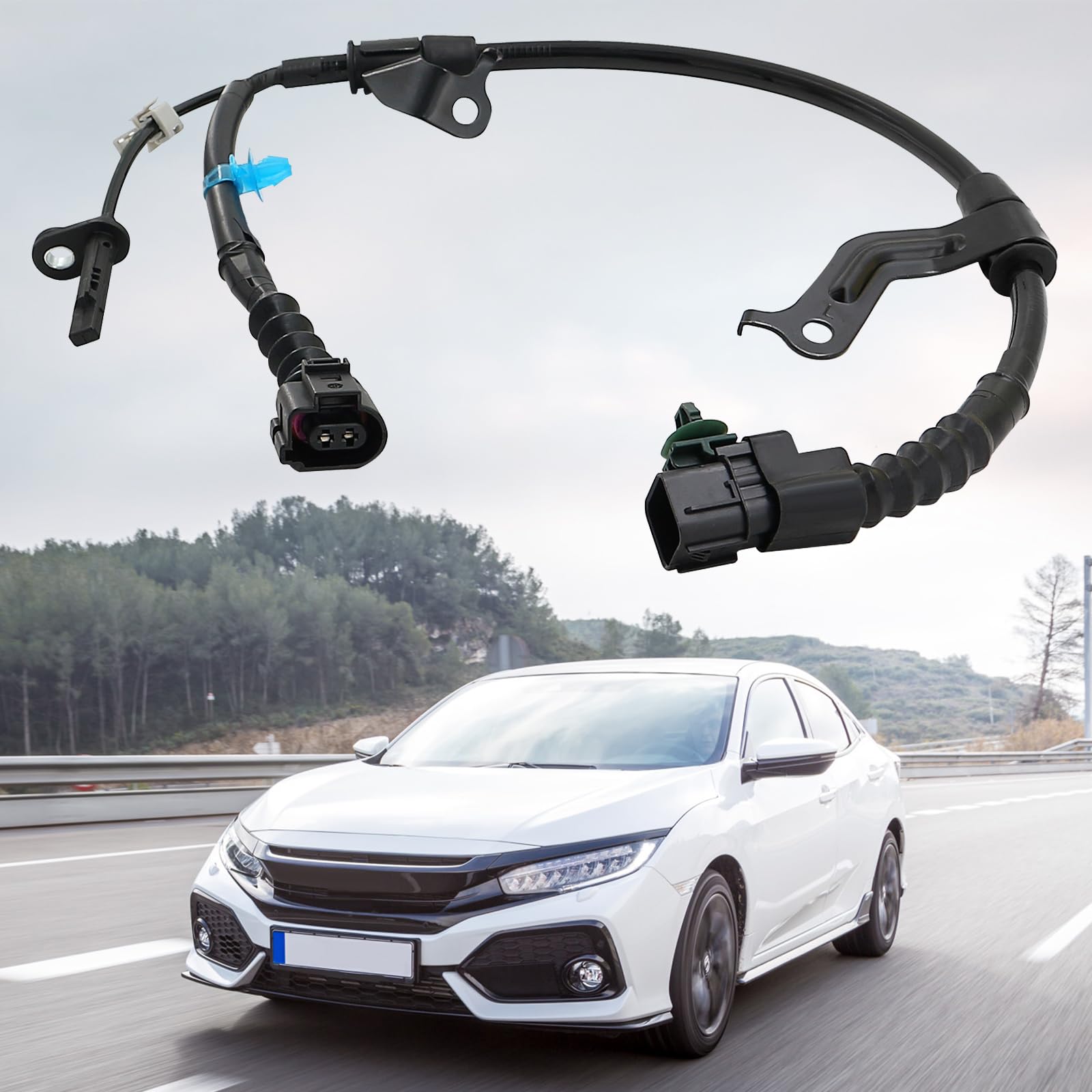 For 2016-2022 Honda Civic ABS Wheel Speed Sensor Rear Left LH Part For 2016-2022 Honda Civic ABS Wheel Speed Sensor Rear Left LH Part