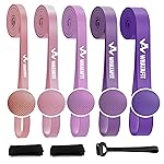 WHATAFIT Resistance Bands,Pull Up Assist Bands Set with Handles, Exercise & Workout Bands with Door Anchor for Men & Women - Home Fitness Equipment for Strength Training, Stretching