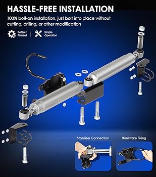 Amazon.com: Dual Steering Stabilizer for Jeep Wrangler JL 18
