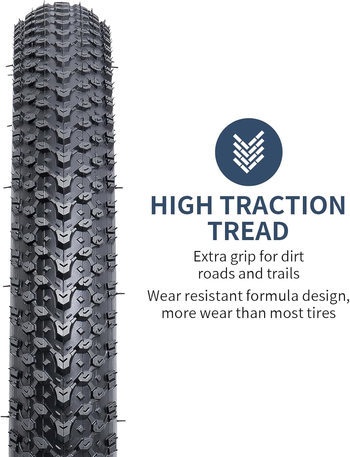 YUNSCM 2-PCS 20" Bike Tires 20x1.95/53-406 Compatible with Mountain Bike 20x1.90 20 x 1.95 20x2.0 Bicycle Tires