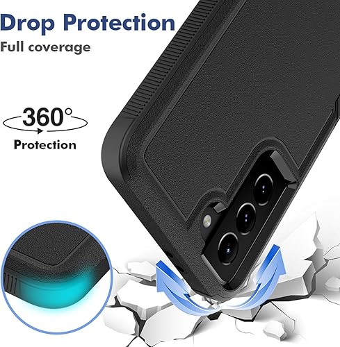 Miniatura 3 de Funda para Samsung Galaxy S21 Plus funda protectora de doble capa resistente para teléfono celular a prueba de golpes con protector de pantalla -