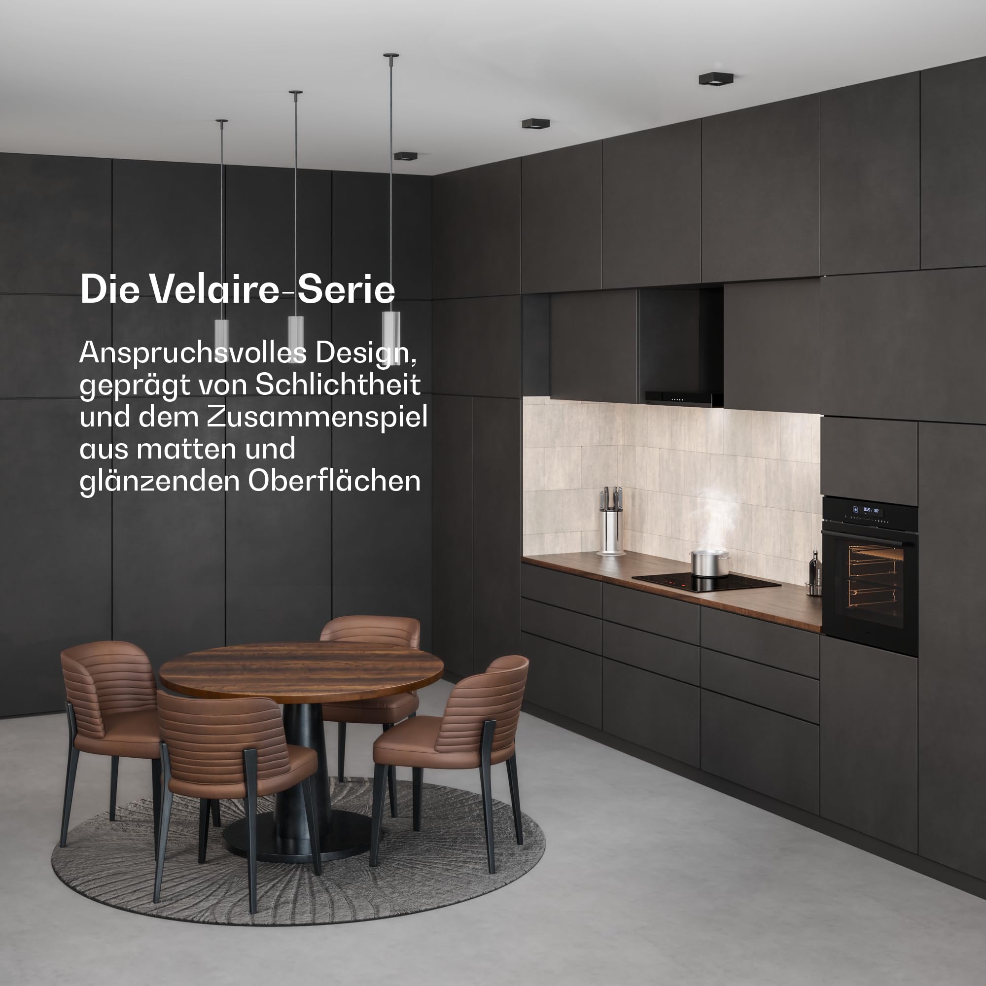 Klarstein Velaire Einbaubackofen 90 cm 127L Energieeffizienz A Digitalsteuerung