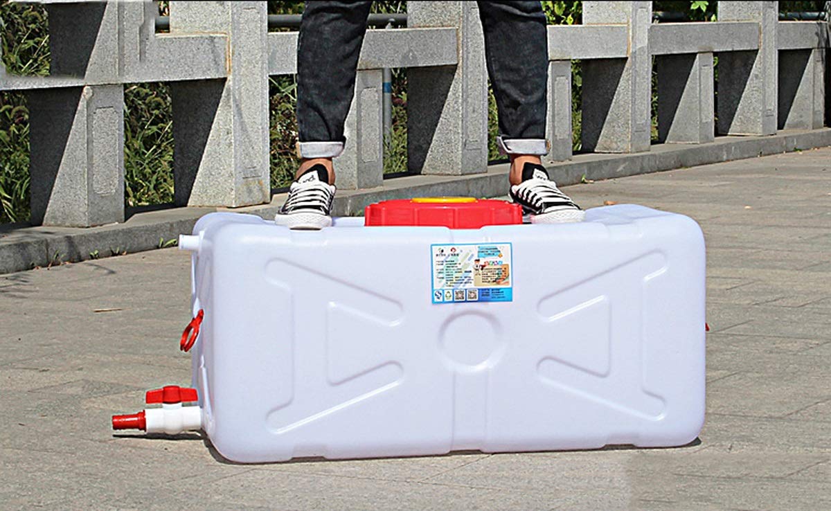 Generic Wasserkanister Wasserkanister Mit Fest Montiertem Ablasshahn Wasserspeicher Wassertank Für Camping Wandern Jagd Outdoor Selbstfahrer Tour Wasserkantine (Size : 25L)