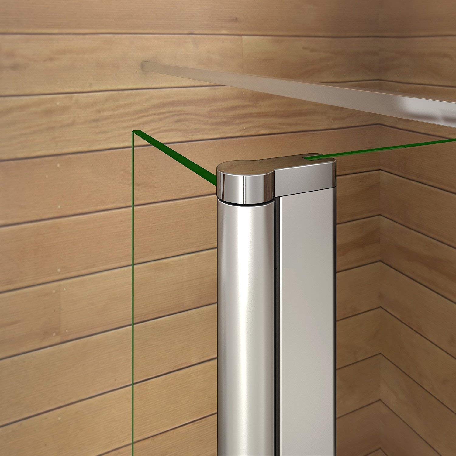 Aica parete per doccia 70cm walk-in munita di Mobile 30cm e Barra 90cm