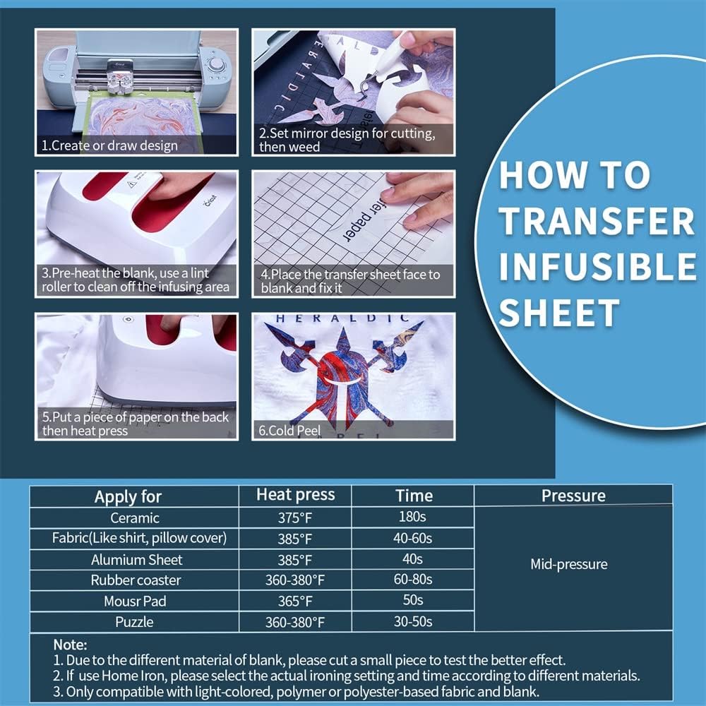 18Pcs 4.5x12 Solid Color Inch Infusible Transfer Ink Sheets, Pre-prited Infusible Paper for Mug Sublimation, for Cricut Mug
