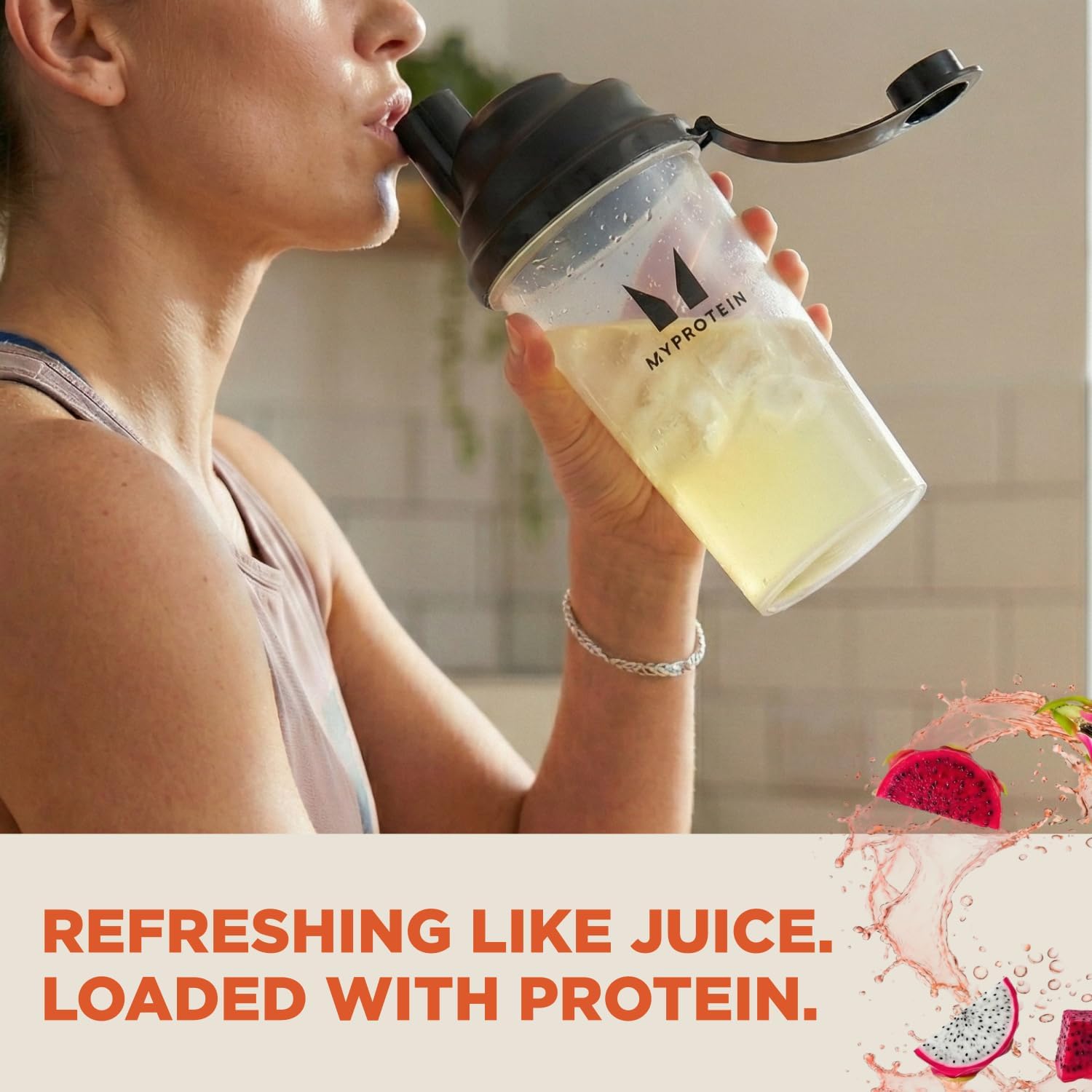 Myprotein Clear Whey Isolate Protein Powder, 15 Servings (0.8lbs) Tropical Dragonfruit, 20g Protein per Serving, Naturally Flavored Drink Mix, Daily Protein Intake for Superior Performance - Image 3