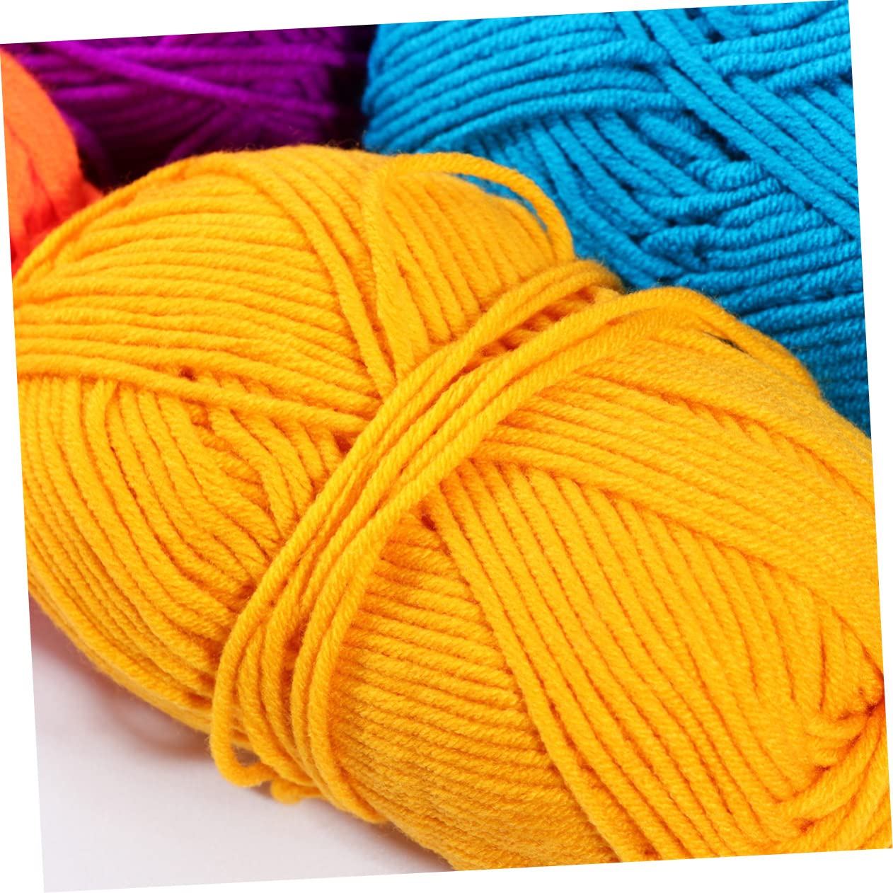 Filato di Cotone al Latte Filato Grosso Colore Casuale 50g 12 Pezzi Morbido e Lavabile in Lavatrice per Uncinetto per Sciarpe e Maglioni