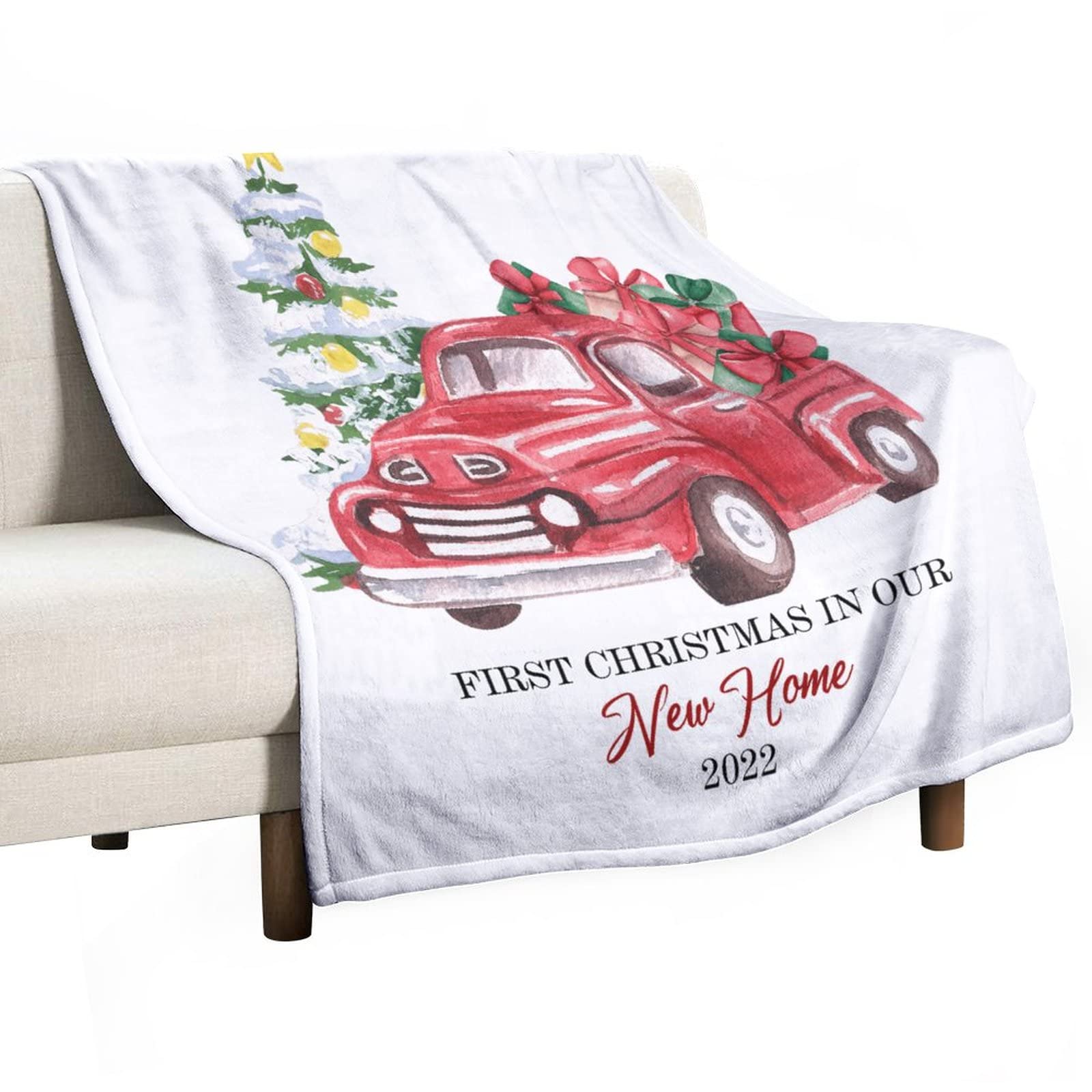 Couverture premier Noël idée cadeau idéale pour réchauffer vos proches