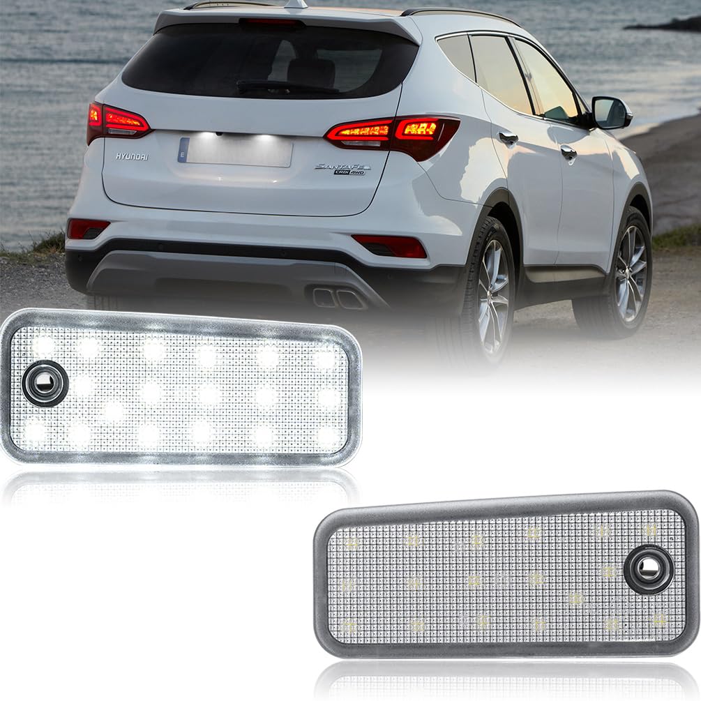 Amazon.com: NJSBYL Xenon White LED License Plate Lights For 2013