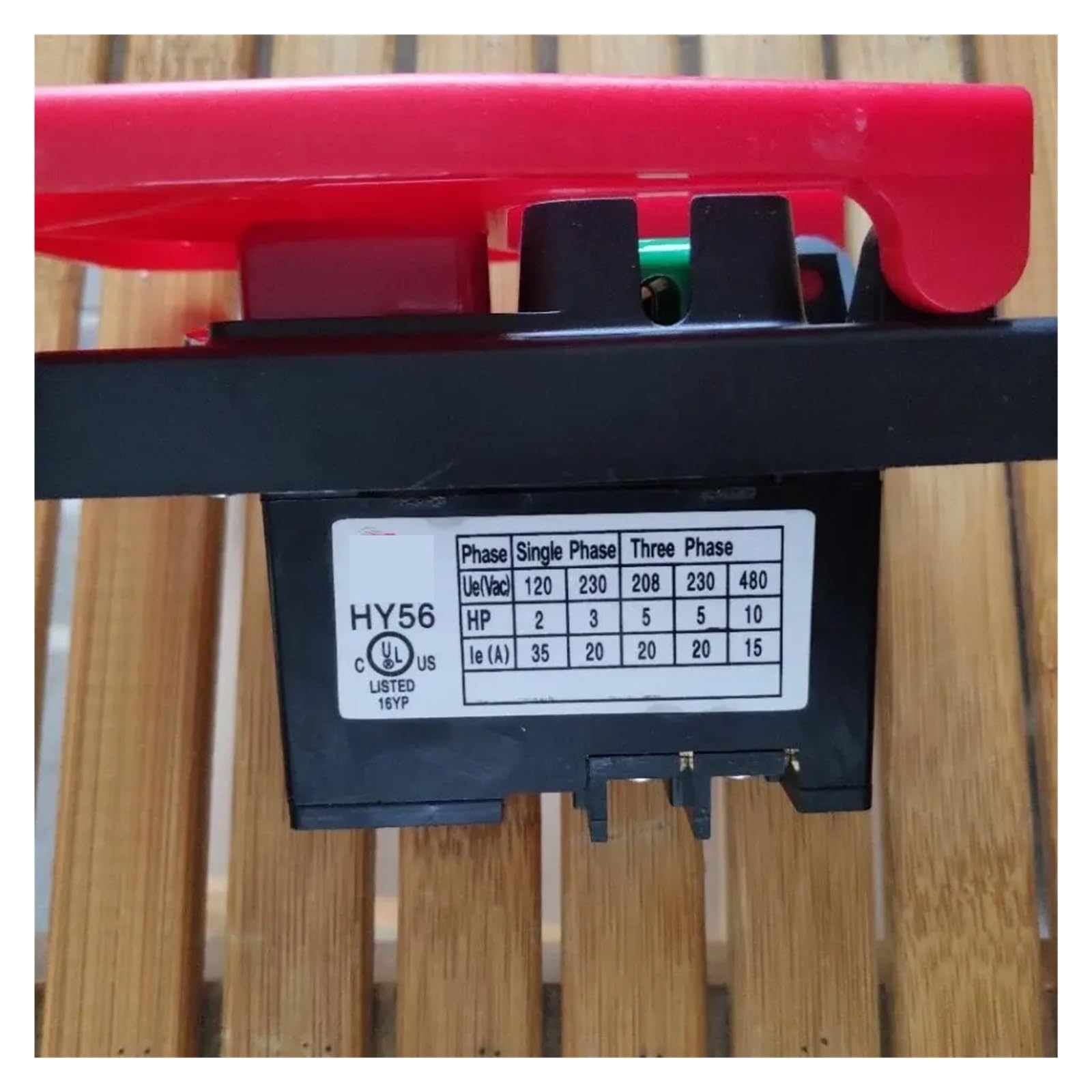 1 interruptor electromagnético for sierras de mesa, trifásico, de 110 V, 220 V y 380 V, de 20 A, for sierra de banco, máquina de madera HY56 Controls Switches