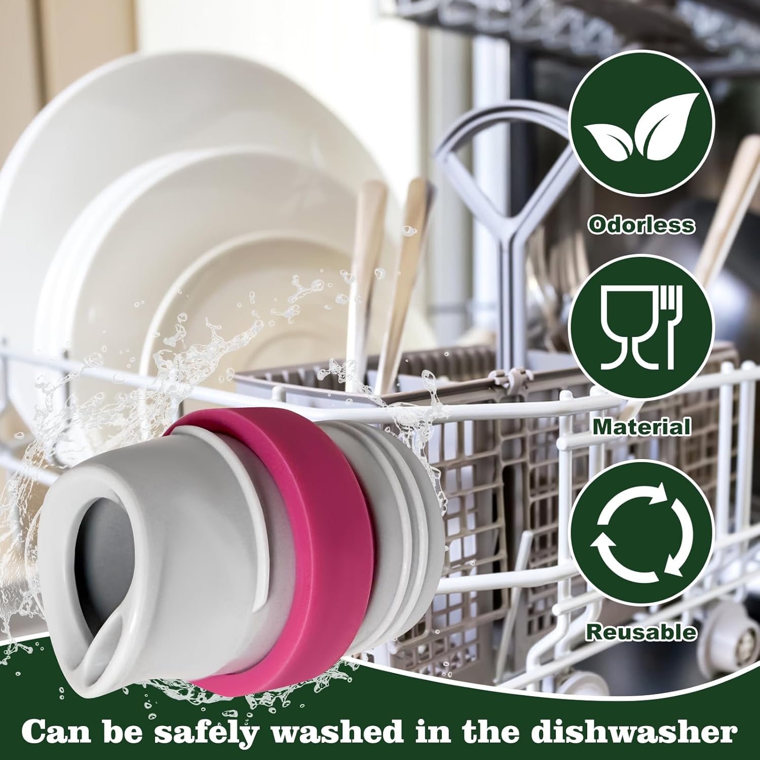 Replacement Lid Spout for Owala FreeSip Twist Water Bottle,Replacement Accessories for Owala FreeSip Twist 18oz 24oz,Replacement Lid Spout Accessory for Owala,Leak-Proof,BPA-Free - Image 5