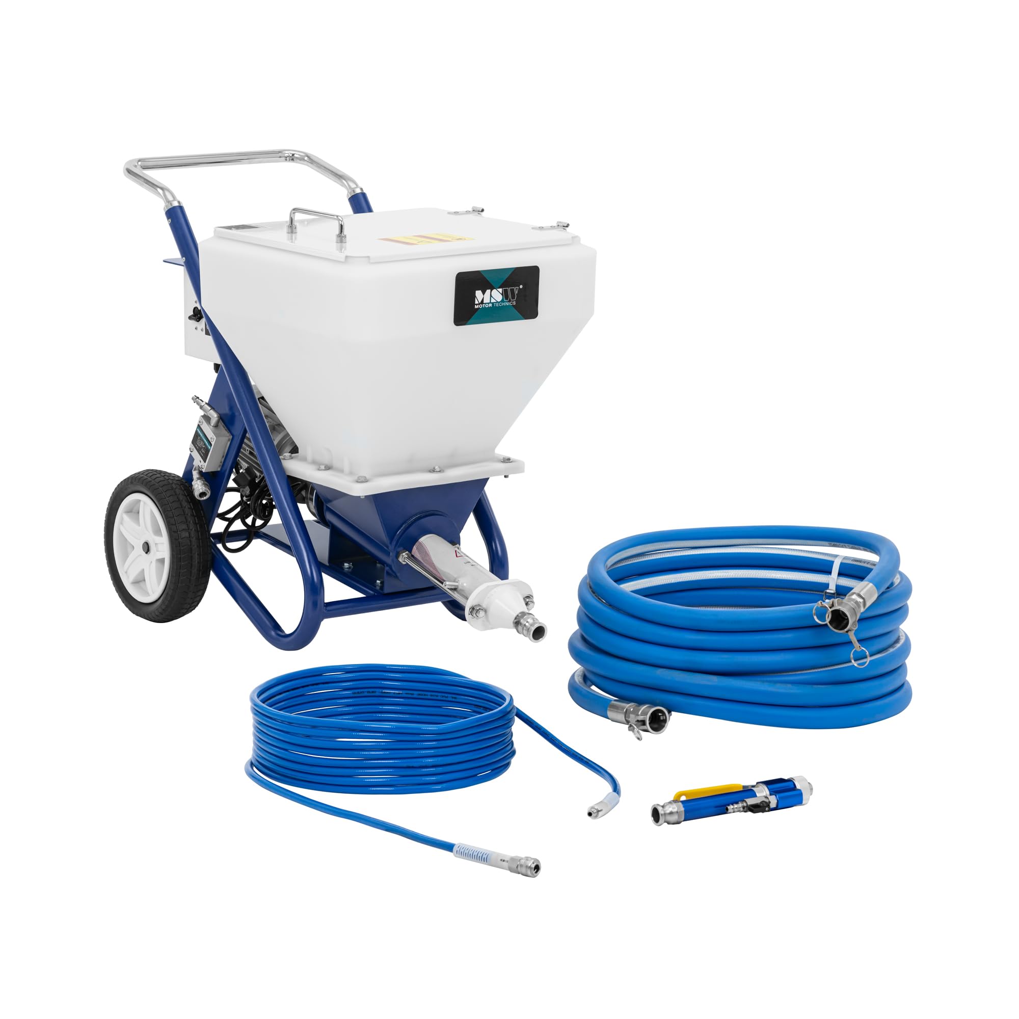 MSW Verputzmaschine 30 bar 40 L 15 l/min 2200 W Putzmaschine Putzgerät Spritzputzmaschine Putzwerfer