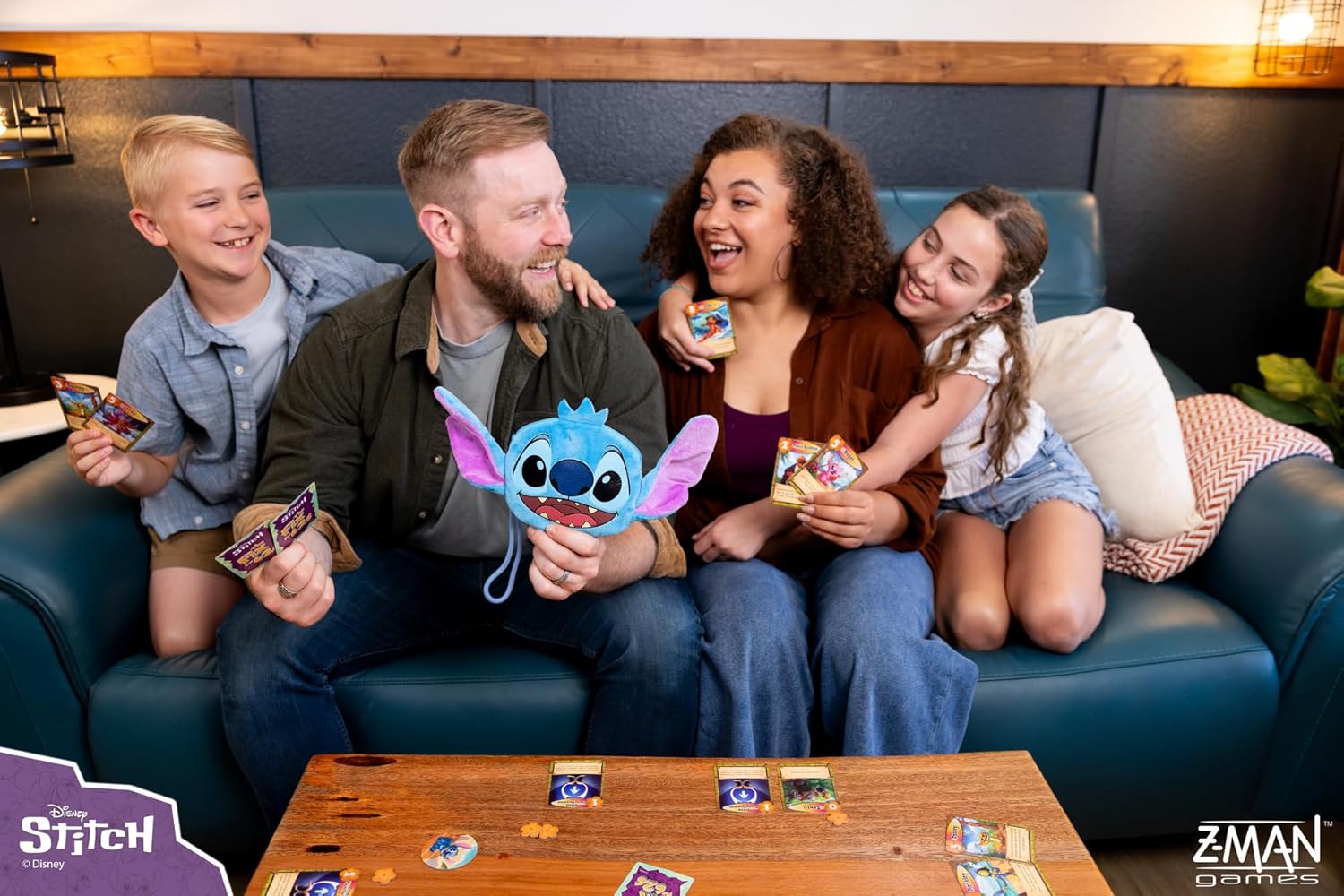 Asmodee Disney Stitch The Fix for 626: A Love Letter Game – Quick Deduction Card Game Featuring Disney's Stitch & Friends for Kids & Adults, Ages 8+, 2-5 Players, 10 Min Playtime