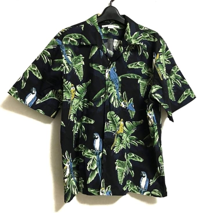 Amazon ステラマッカートニー Stella Mccartney シャツ 半袖シャツ メンズ 黒 ダークネイビー マルチ 中古 シャツ 通販