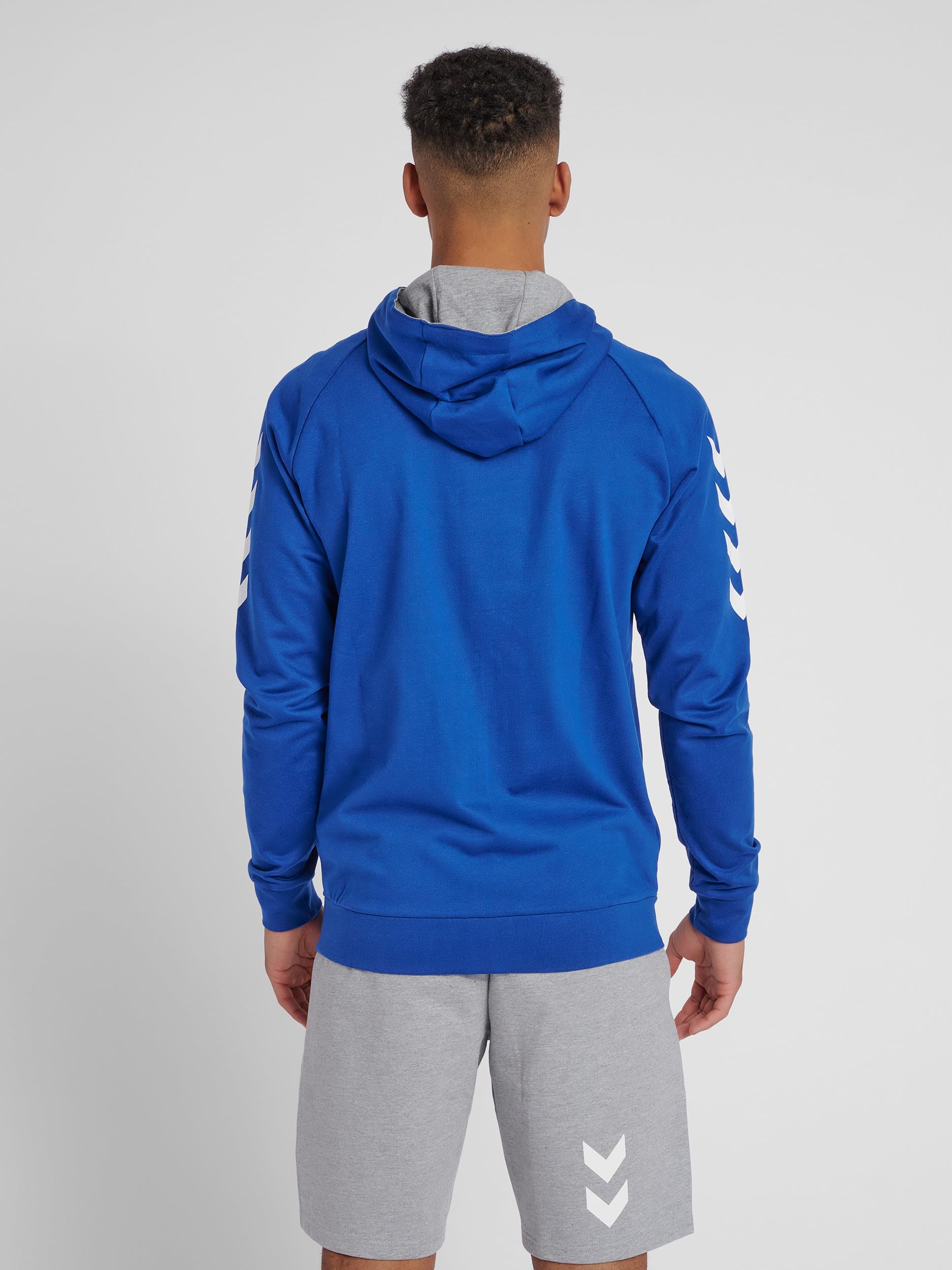 Hummel Sudadera de Algodón con Cremallera Sudadera con Capucha Hombre (Pack de 1)