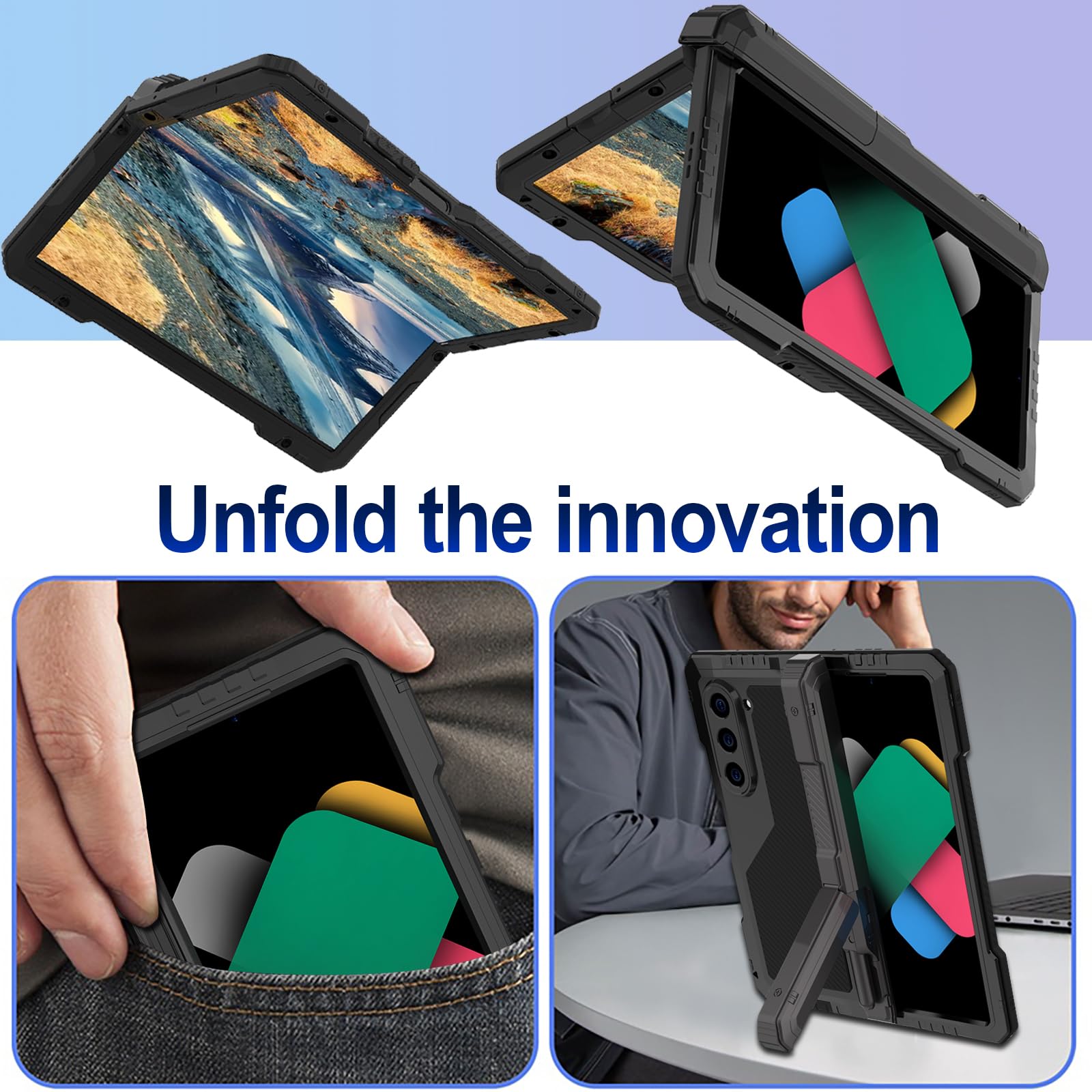 Amazon.com: LOVE MEI Compatible with Samsung Galaxy Z Fold 6 Metal