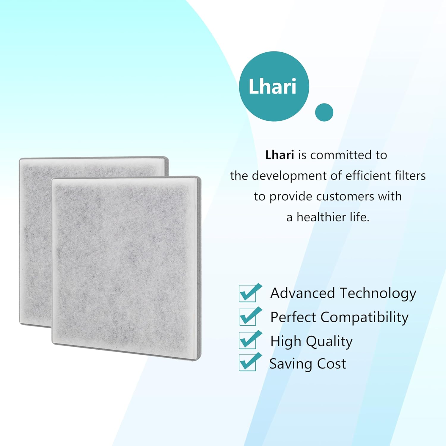 Replacement Filter Compatible with Pure Enrichment PureZone Air Purifier PEAIRPLG, H13 Grade 3-in-1 Air Filter, Part number PEAIRFIL, 2-Pack - Image 7