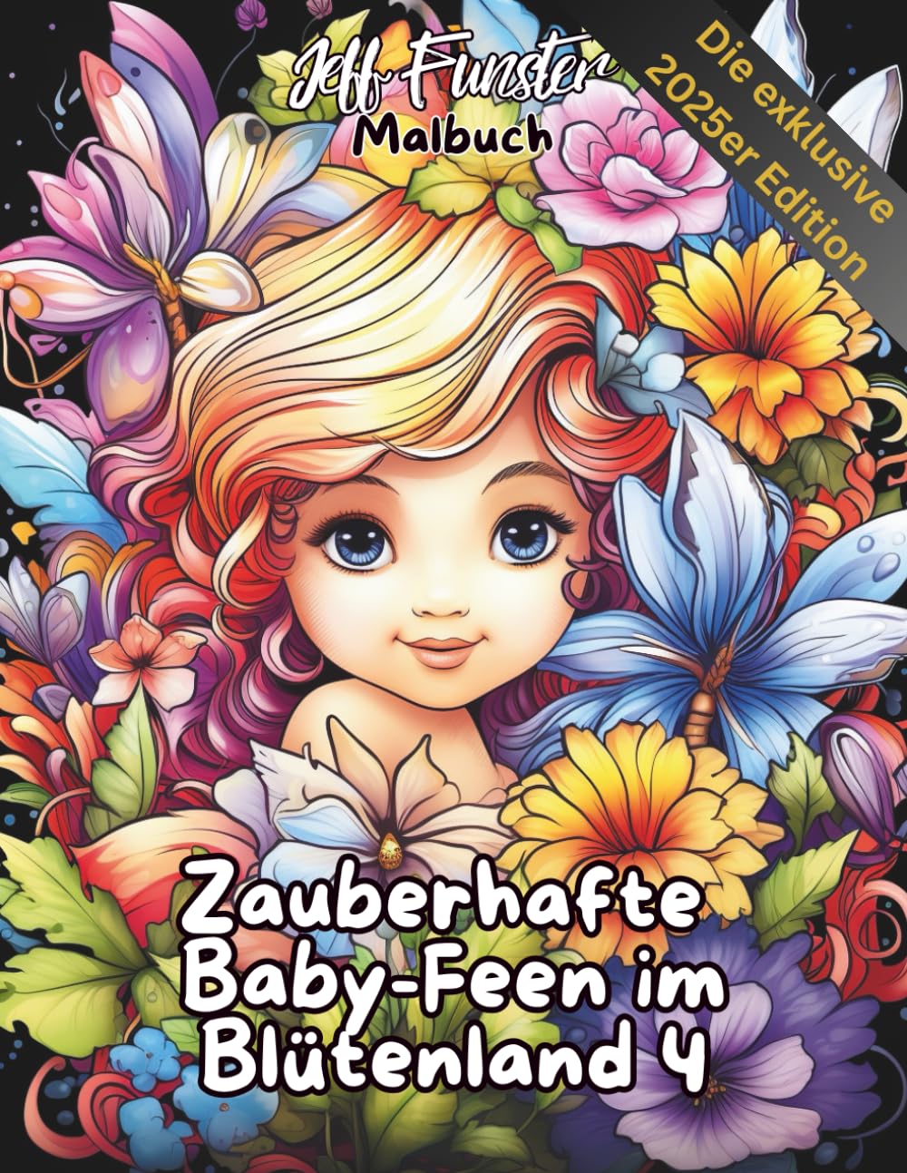 Zauberhafte Baby-Feen im Blütenland 4: Ein liebevolles Ausmalbuch für Groß und Klein