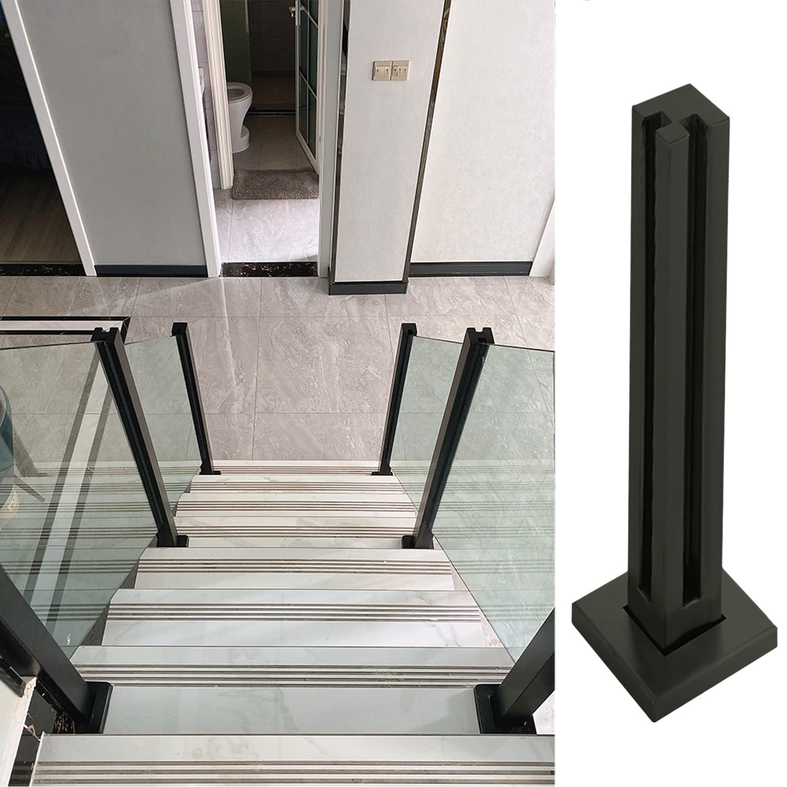 Colonne de garde-corps pour escalier de grenier et aménagement de mezzanine