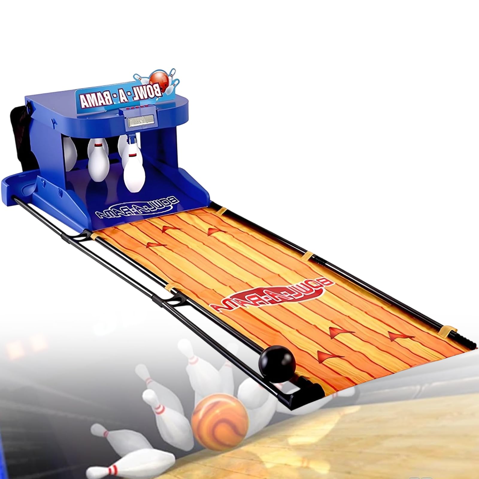 Gioco da Bowling Arcade, Gioco Elettronico da Bowling con Tabellone Segnapunti A LED, Set da Gioco da Bowling, per Bambini E Adulti, Gioco Interattivo 2/3.5m 3.5m